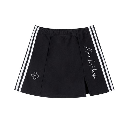 Mina L’Hamka Side Stripe Slit Skirt — Women’s Streetwear Skirt | Night Motion by 2OUT