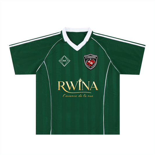 Rwina Zanka Stripe Soccer Jersey — Oversized Street Football Shirt | Dark Motion by 2OUT ODMPOD