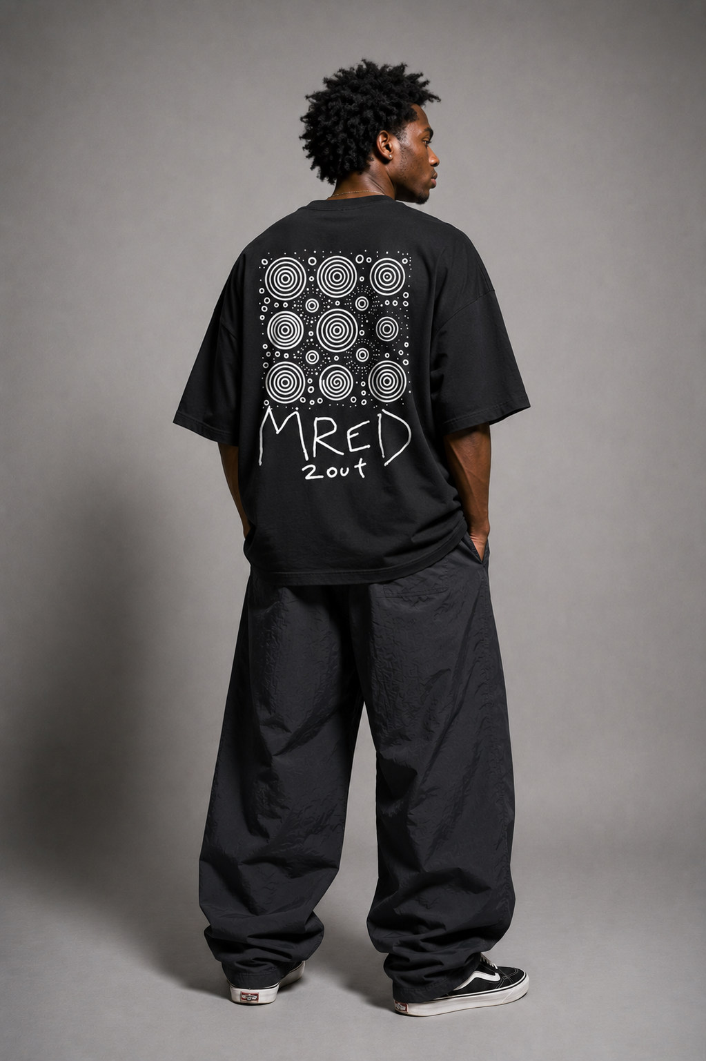 MRED Oversized T-Shirt — Heavy Cotton Streetwear Tee | Be Yourself by 2OUT ODMPOD