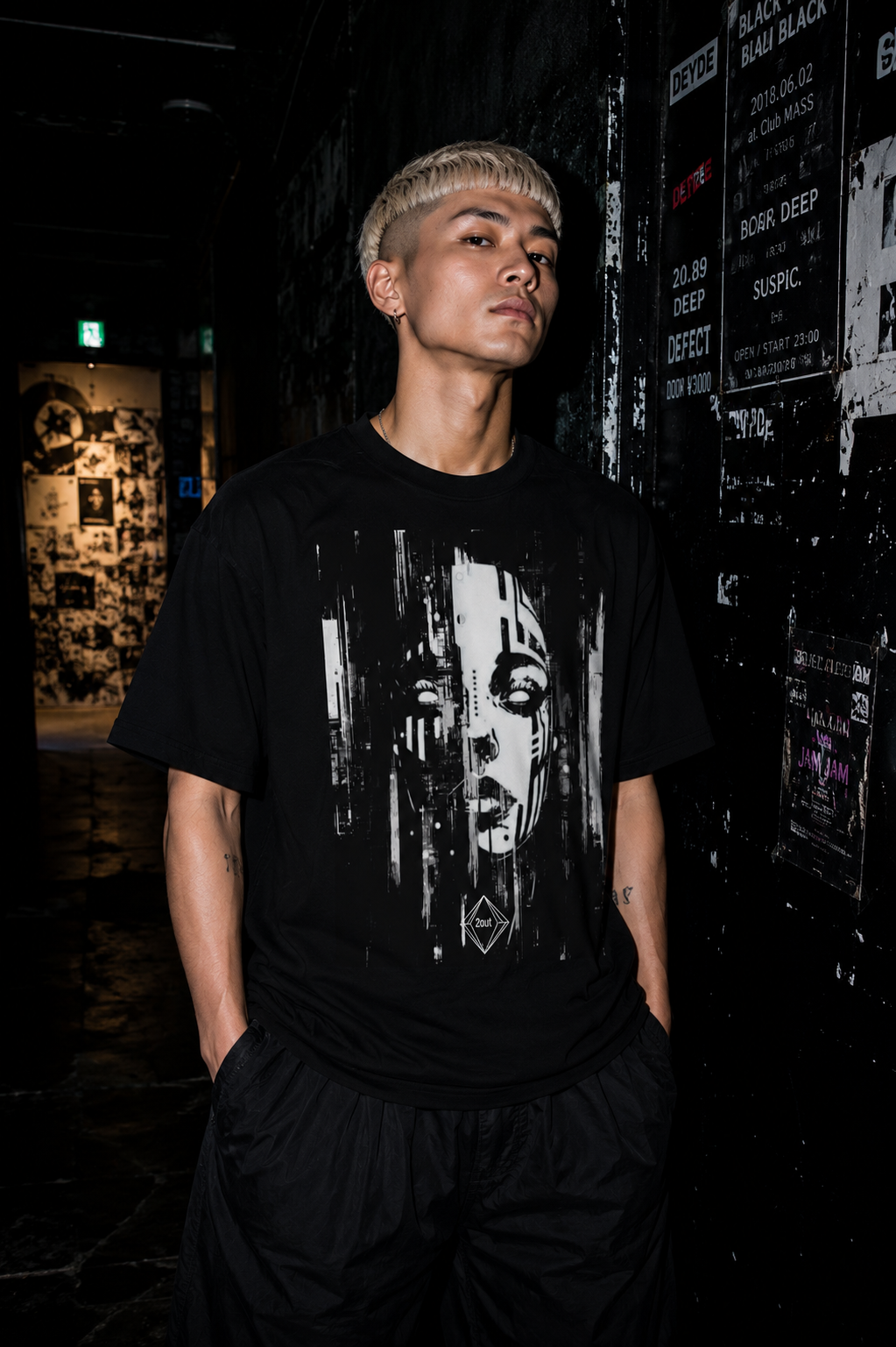 TRIBAL Essential Cotton T-Shirt — Underground Rave Streetwear Tee by 2OUT ODMPOD