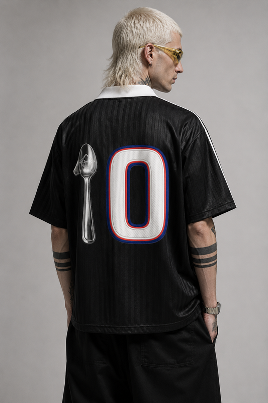 Street Dirty Rocks Soccer Jersey — Unisex Striped Football Shirt | Raw Sport Energy by 2OUT