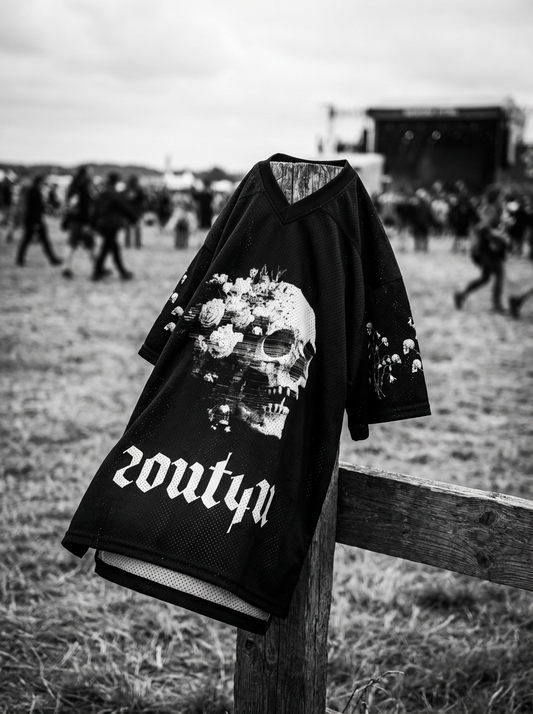 SkullBloem Football Jersey — Unisex Mesh Street Jersey | Festival & Street Energy by 2OUT