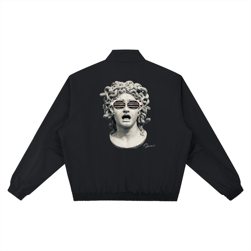 Slaoui Stand Collar Bomber Jacket — Unisex Street Bomber | Clean Structure by 2OUT