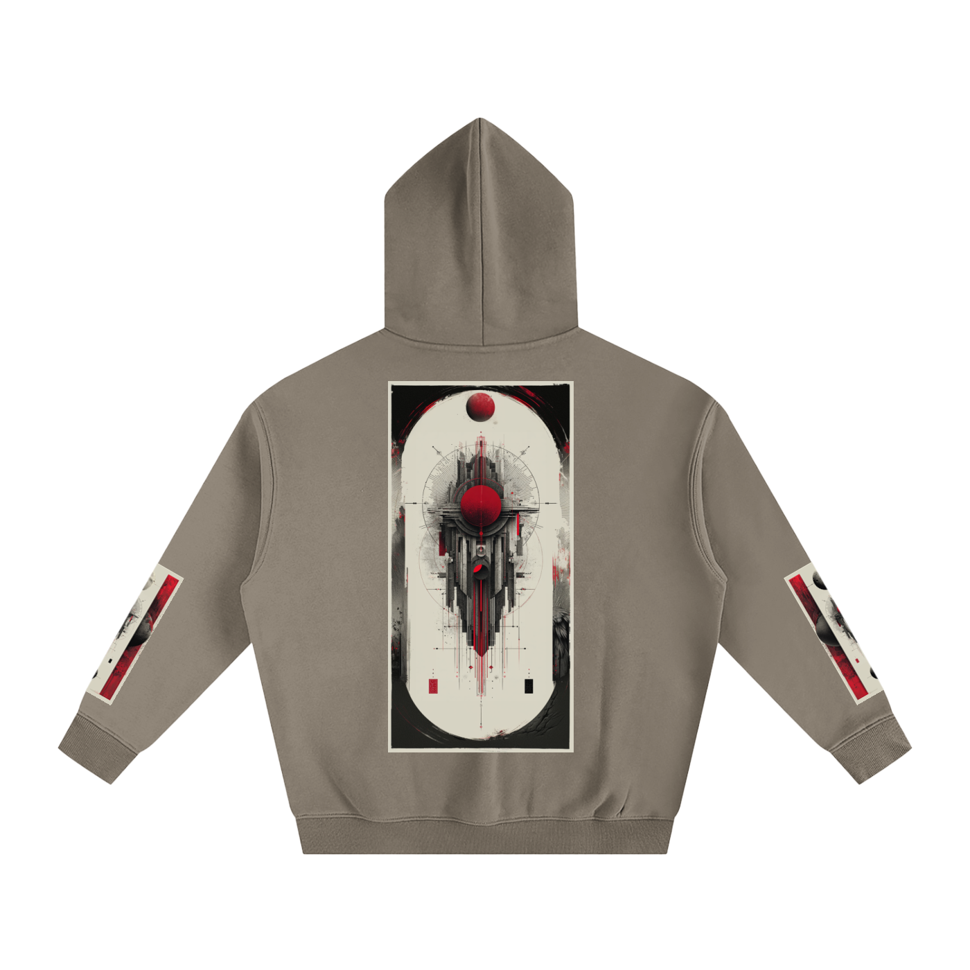 Tribe Vibe Oversized Fleeced Hoodie — Unisex Heavy Street Hoodie | Warm Core by 2OUT