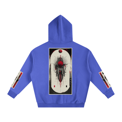 Tribe Vibe Oversized Fleeced Hoodie — Unisex Heavy Street Hoodie | Warm Core by 2OUT ODMPOD