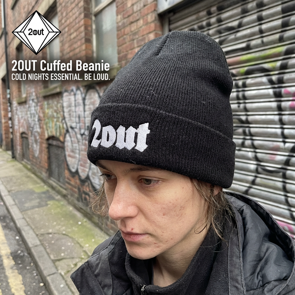 2OUT Cuffed Beanie — Unisex Winter Street Beanie | Cold Nights Essential