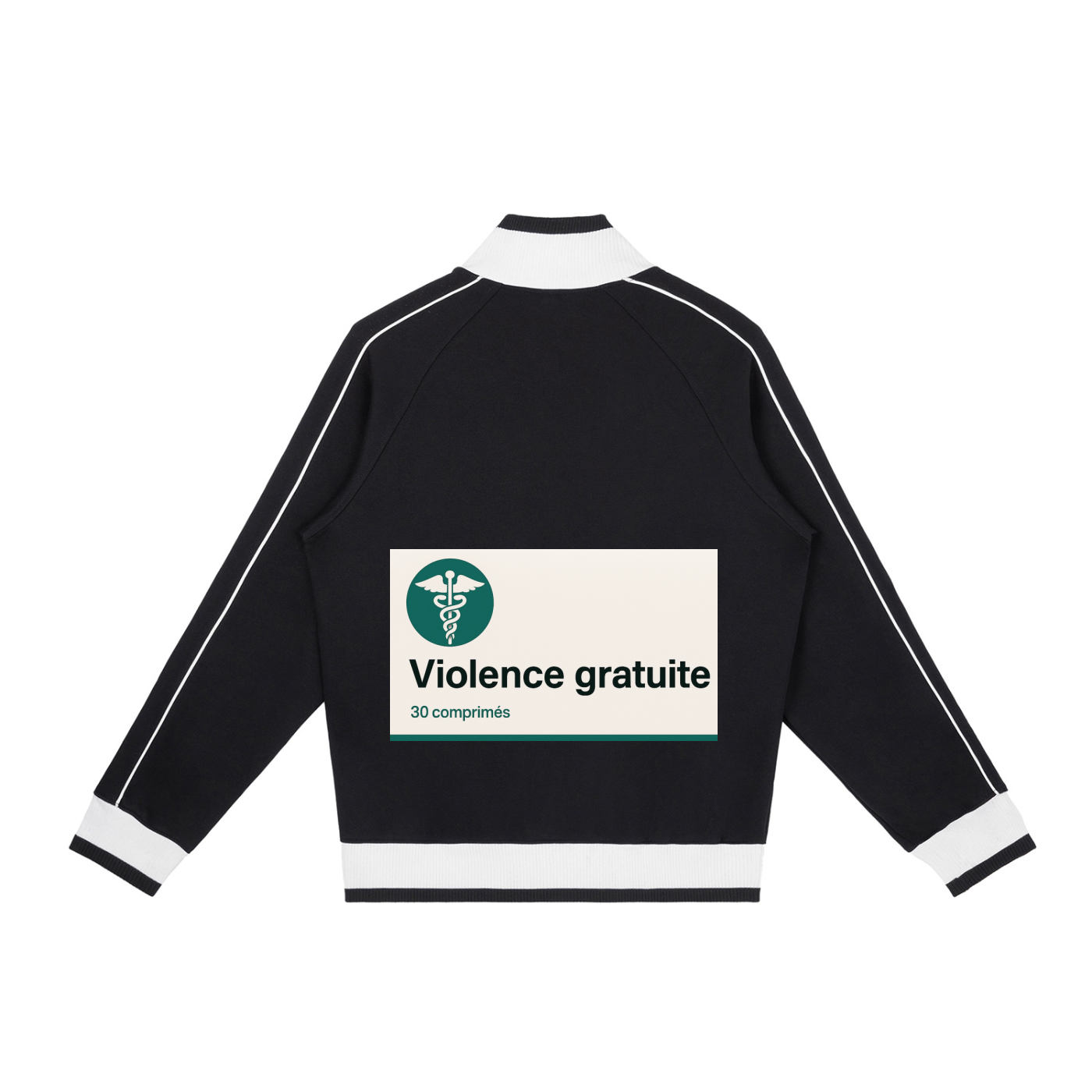 Color Block Zip Track Jacket — Unisex Raglan Track Jacket | 90s Sport Street Energy by 2OUT