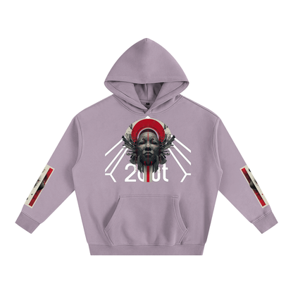 Tribe Vibe Oversized Fleeced Hoodie — Unisex Heavy Street Hoodie | Warm Core by 2OUT ODMPOD