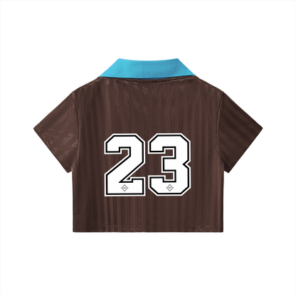 Mina L’Hamka Cropped Soccer Jersey — Women's Cropped Soccer Jersey | Sport Cut by 2OUT ODMPOD