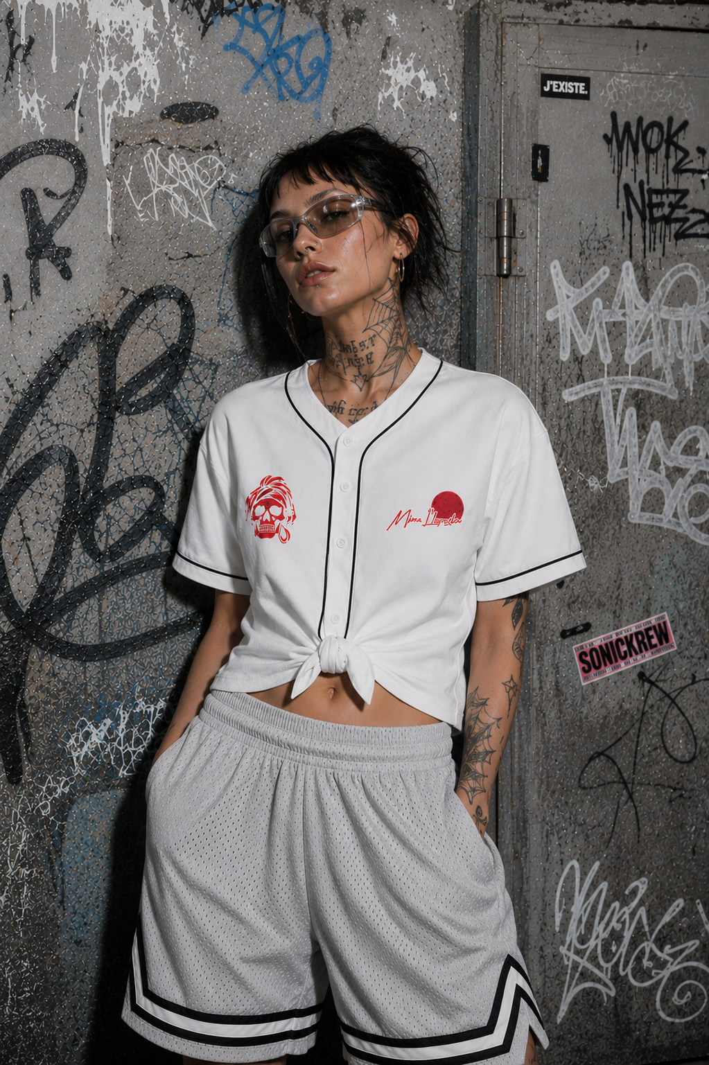 Mina L'Hamka Women's Baseball Jersey — 2OUT ODMPOD