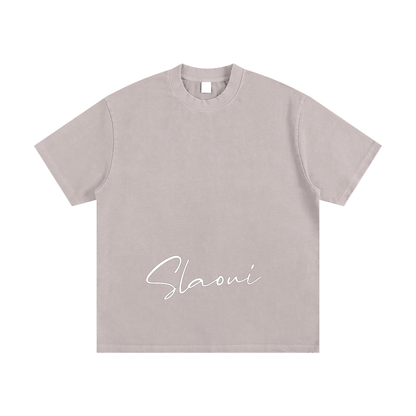 Slaoui Loves 2OUT Ganja T-Shirt — Heavyweight Vintage Washed Tee | Raw Street Energy ODMPOD