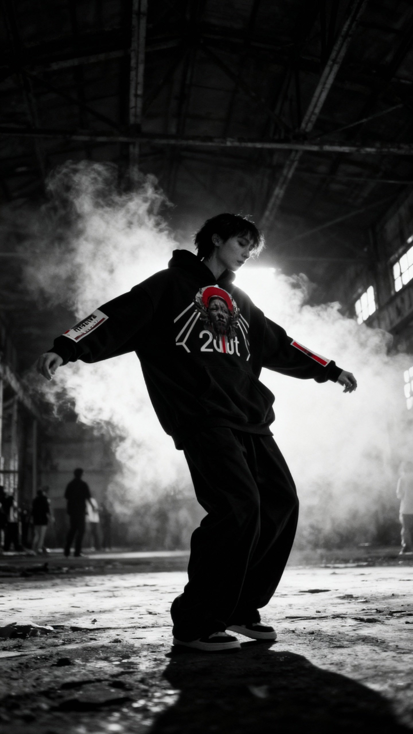 Oversize Fleeced Hoodie Tribe Vibes 2out