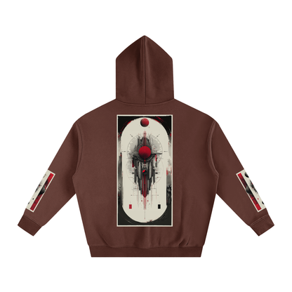 Tribe Vibe Oversized Fleeced Hoodie — Unisex Heavy Street Hoodie | Warm Core by 2OUT ODMPOD