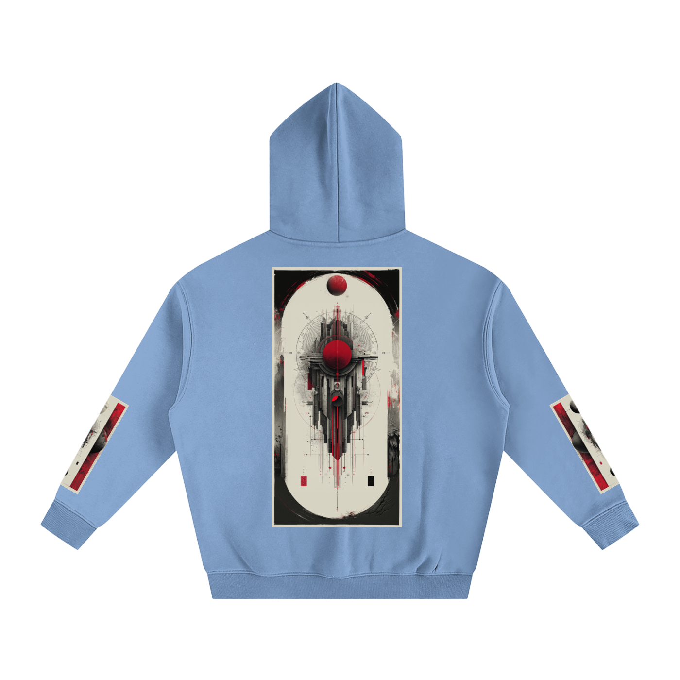 Oversize Fleeced Hoodie Tribe Vibes 2out
