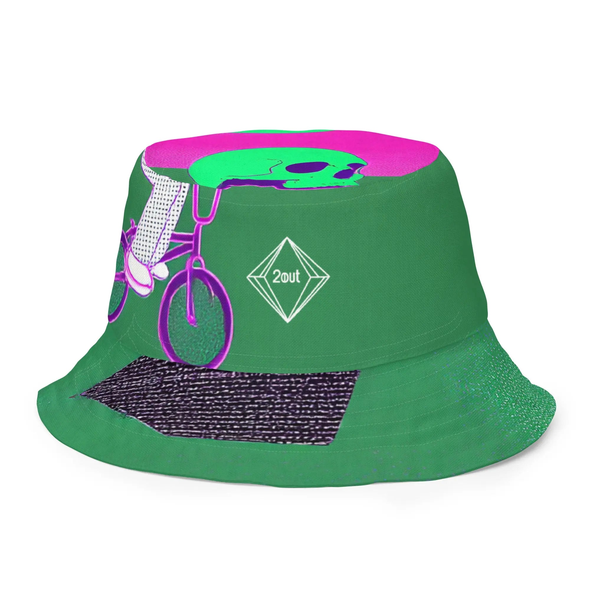 Reversible Double-Sided Bucket Hat – Unisex Print, Breathable Cotton, Stylish Fruit Floral Leaf Animal Designs – Perfect For Beach, Fishing, Hiking & Everyday Sun Protection