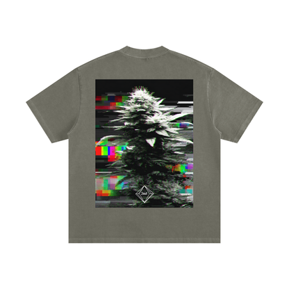 Slaoui Loves 2OUT Ganja T-Shirt — Heavyweight Vintage Washed Tee | Raw Street Energy ODMPOD