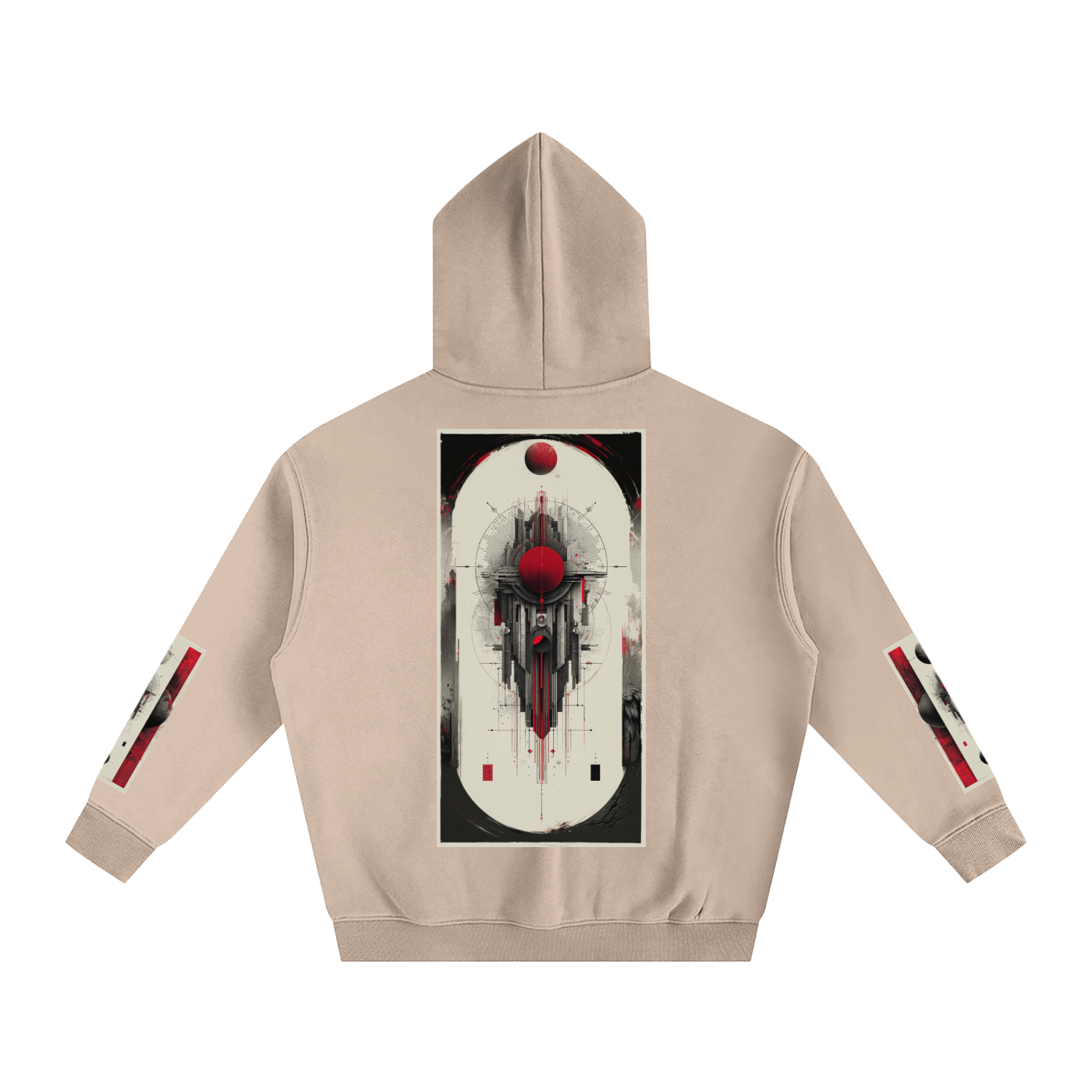 Tribe Vibe Oversized Fleeced Hoodie — Unisex Heavy Street Hoodie | Warm Core by 2OUT