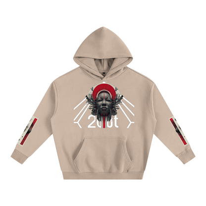 Tribe Vibe Oversized Fleeced Hoodie — Unisex Heavy Street Hoodie | Warm Core by 2OUT ODMPOD