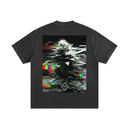 Slaoui Loves 2OUT Ganja T-Shirt — Heavyweight Vintage Washed Tee | Raw Street Energy ODMPOD