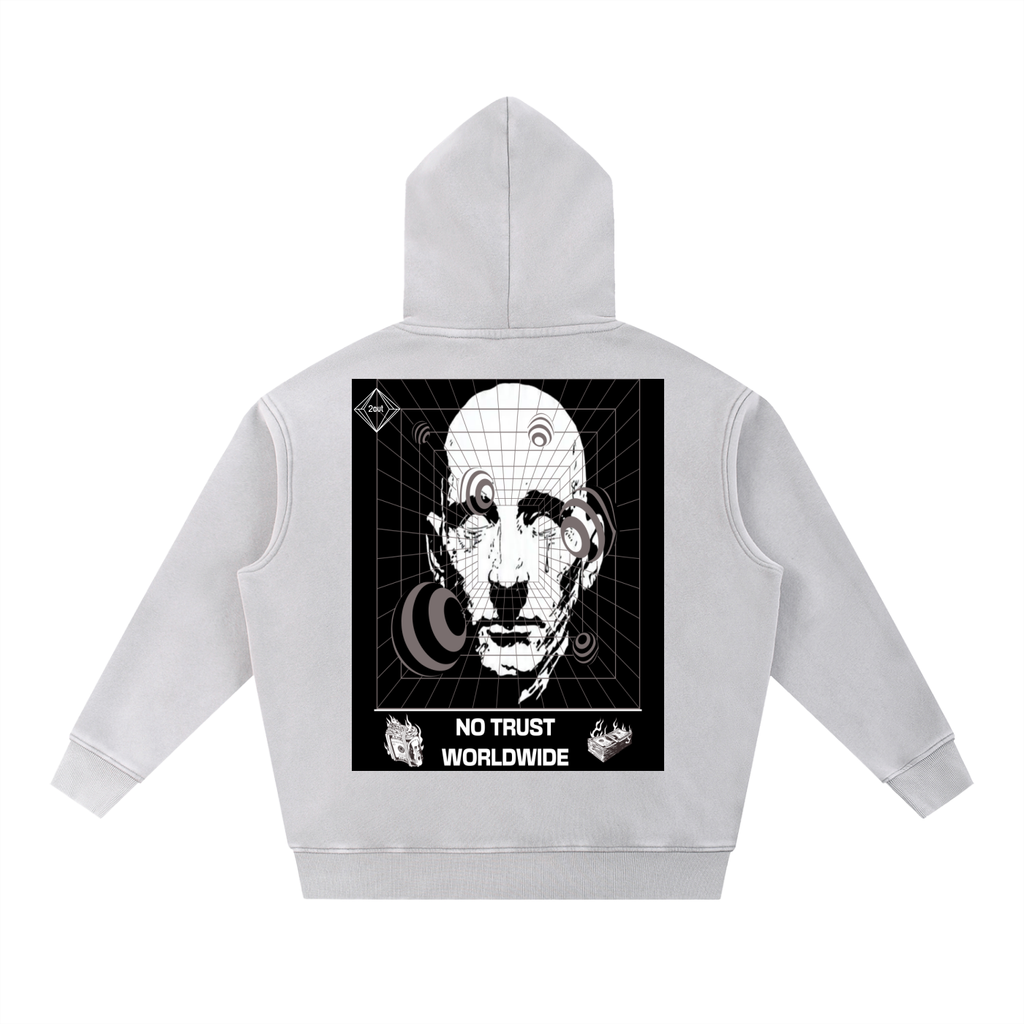 Money Disease Snow Wash Oversized Hoodie — Heavyweight Streetwear Hoodie | Washed Grit by 2OUT