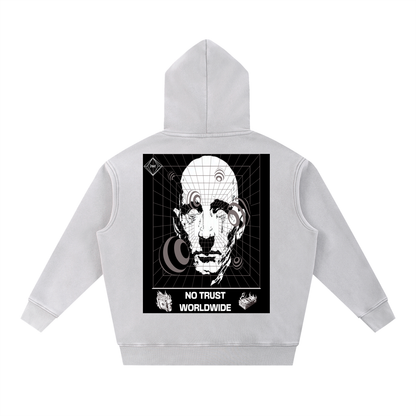 Money Disease Snow Wash Oversized Hoodie — Heavyweight Streetwear Hoodie | Washed Grit by 2OUT ODMPOD