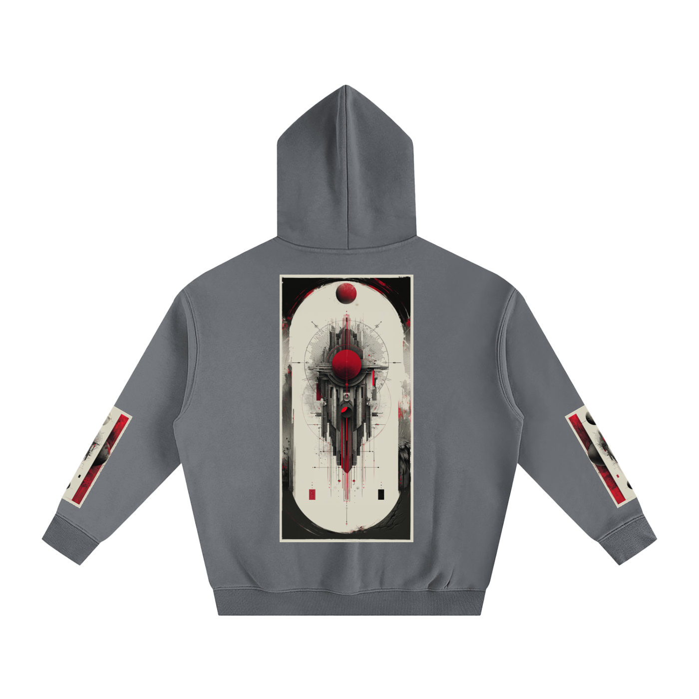 Tribe Vibe Oversized Fleeced Hoodie — Unisex Heavy Street Hoodie | Warm Core by 2OUT